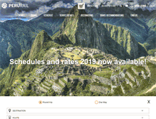 Tablet Screenshot of perurail.com